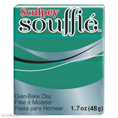 Sculpey Soufflé Bake-On Polymer Clay - Jade Green - No. 6323 - 48 G