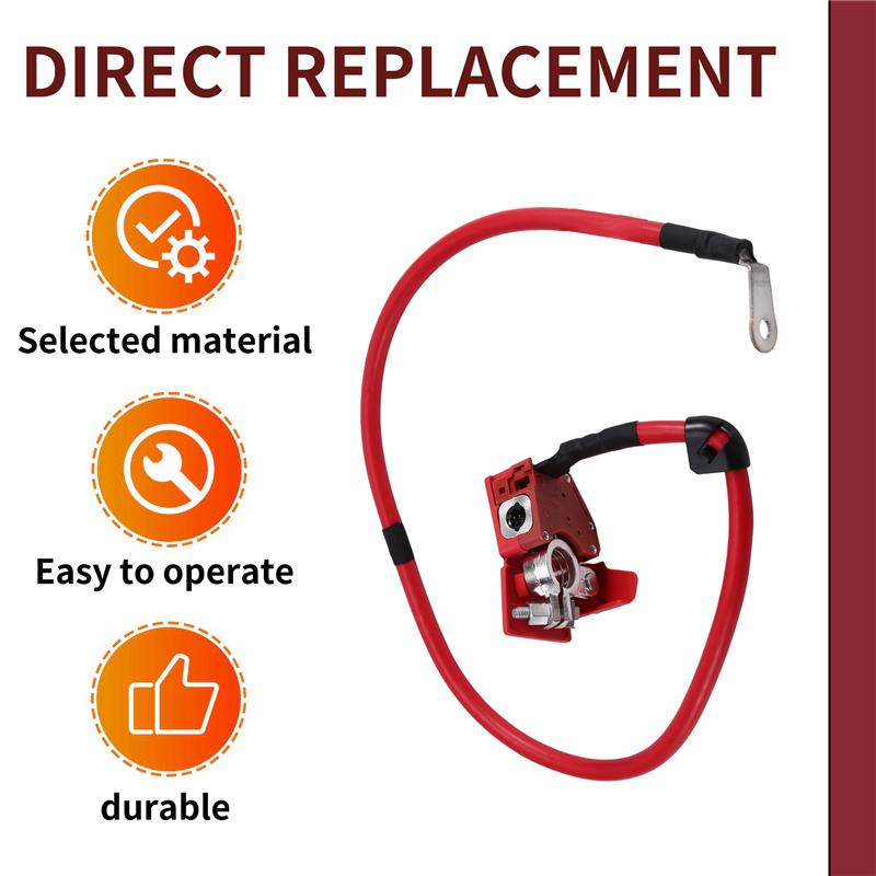 Battery Fuse Cable Positive Terminal 61125A69346 For BMW G42 G87 M2 61125A0E460 Battery Connector 5A69346-02