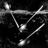 1Pc 304  Stainless Steel Spoon Thicken Long Handle Soup Spoons Round Scoops Ice Cream Dessert  Drinking Kitchen  Accessories