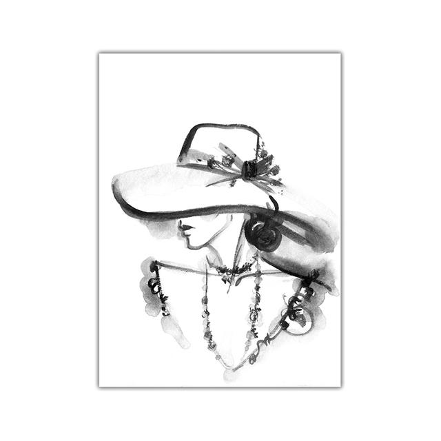 Mode Kunst Poster Rosa Kleid High Heels Mädchen Leinwand Druck Wand Malerei Schönheit Salon Mädchen Zimmer Dekoration Kreative Bild