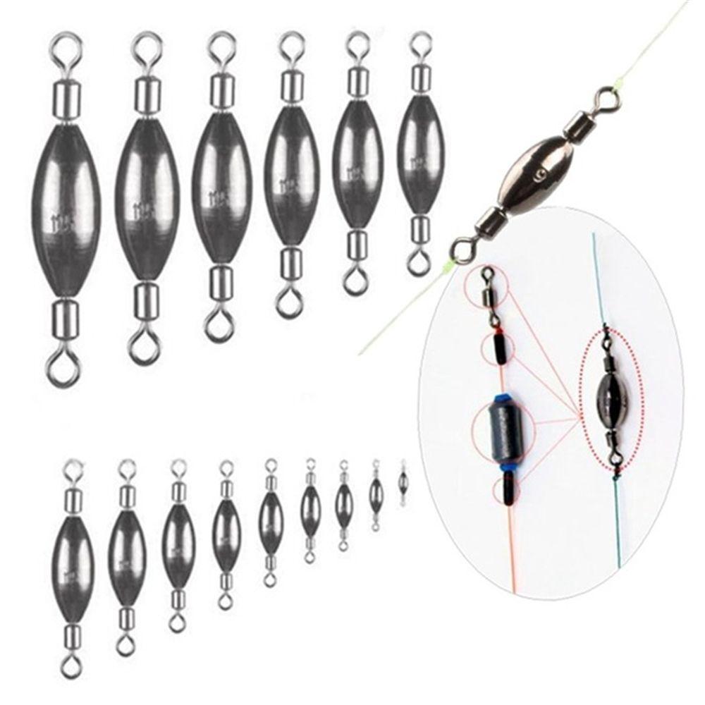 5Pcs Fishing Swivels Counterweight Sinkers Fishing Tools Connecting Connector Tackle Accessories