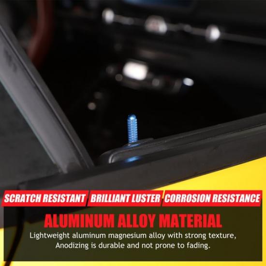 Blue Alloy Interior Door Lock P Knob For Toyota Supra -24
