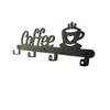 Temu Mini Metal Coffee Wall Key Holder – Stylish Home Hanging Decoration