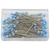 100-Piece Set: 38mm Glass Head Pins in 10 Colors for Sewing and Quilting