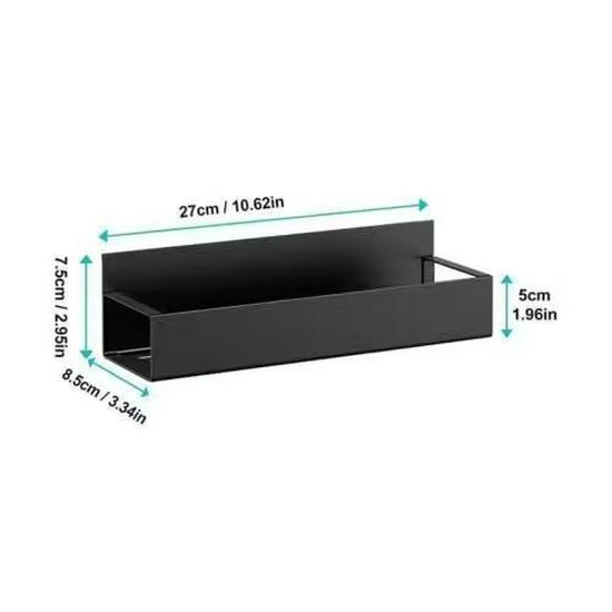 Magnetic Carbon Steel Refrigerator Spice Rack - Punch-Free Storage for Daily Kitchen Use