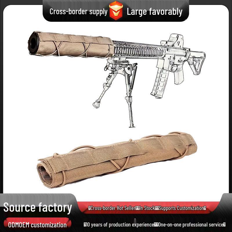 Camouflage Suppressor Cover - Tactical Gear Protection Accessory