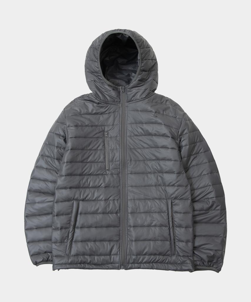 Someplace Man Light Basic Weight Hooded Soft Lightweight Padded Jacket _ 3 Colors