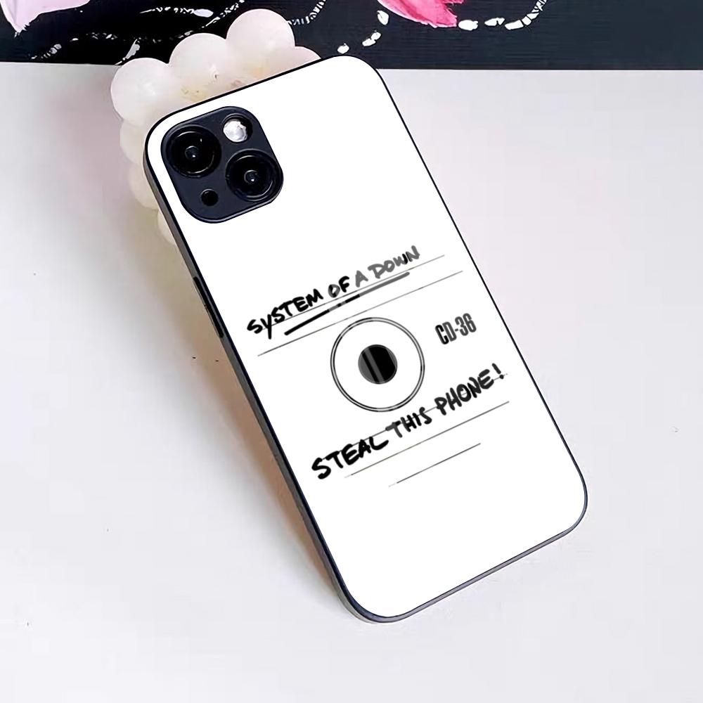 

Band System Of A Down Soft Phone Case For IPhone 17 Pro Max 16 15 14 Pro Max 13 11 X Xs Xr 8 7Plus Glass Cover iPhone17 Air
