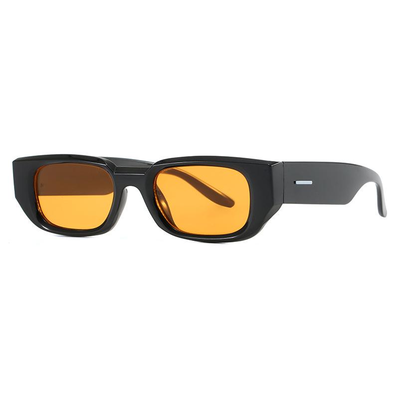 Trendy Irregular Small Frame Sunglasses - Slimming Wide-Leg Design for Men and Women