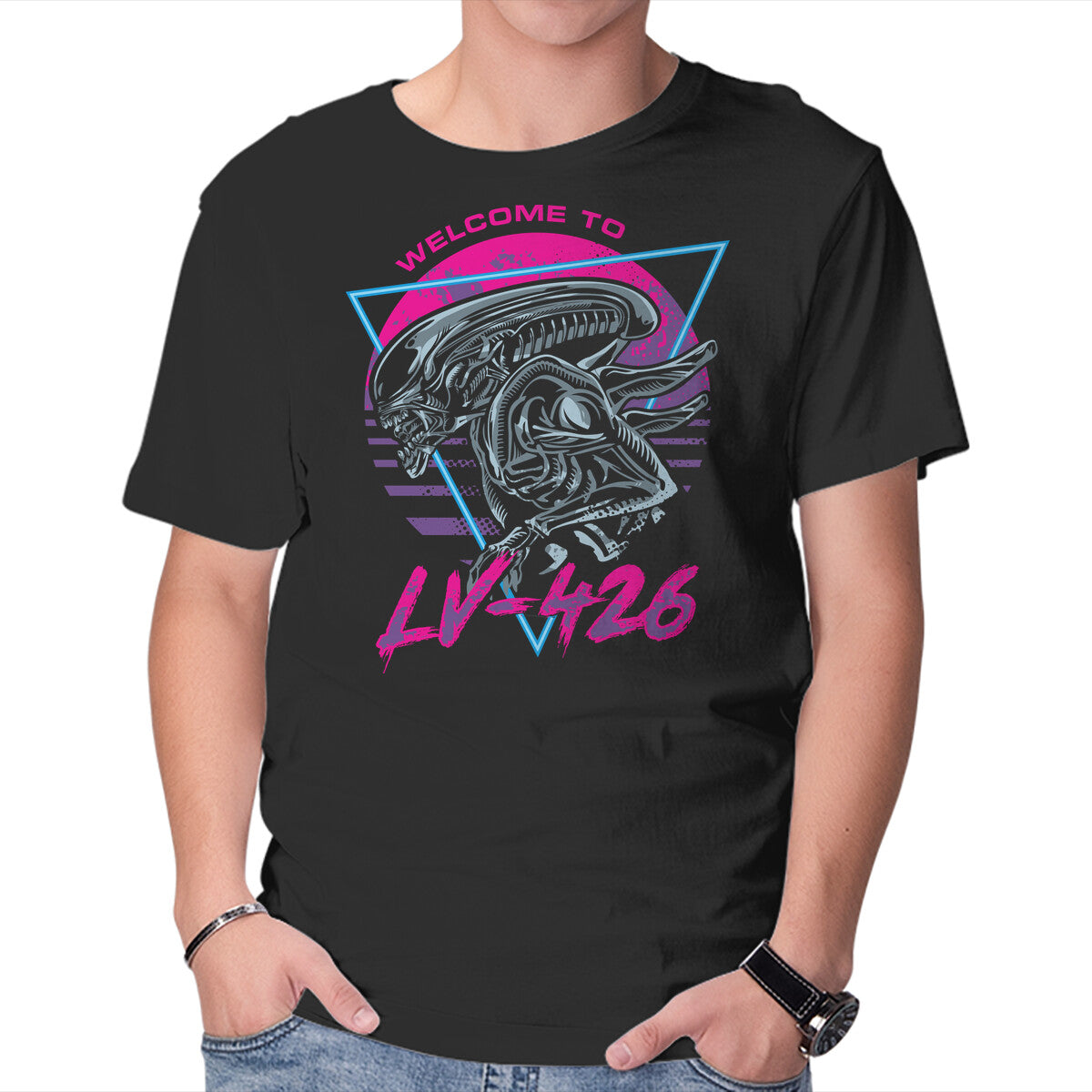 Unisex Crew Neck T-Shirt LV-426ers Graphic Short Sleeve Casual Tee L