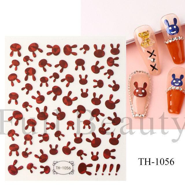Nail Art Sticker Diablo Series European And American Halloween Laser Spider Scorpion Thin Fortitude Back Glue Nail Sticker