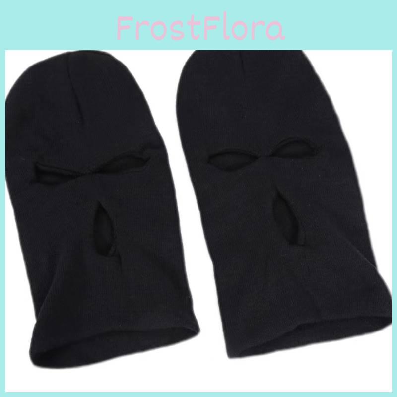 Insulated Black Knitted Winter Neck Covering Hat For Men Designed For Cold Weather