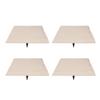Stepping Stone with Ground Stakes Polypropylene Resin Weatherproof Garden Decor Stepping Stone for Lawn Outdoor