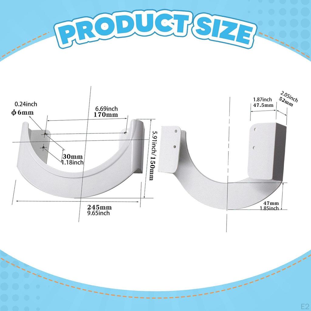 Hard Hat Placement Hanging Rack, Work Helmet Organizer, Easy to Install Storage Rack for
