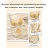 Shaping Lace Soft Underwire Bra, Sponge-Free Thin Cup Bust Minimizer Side Gathering Anti-Sag Full Bust Women Bra