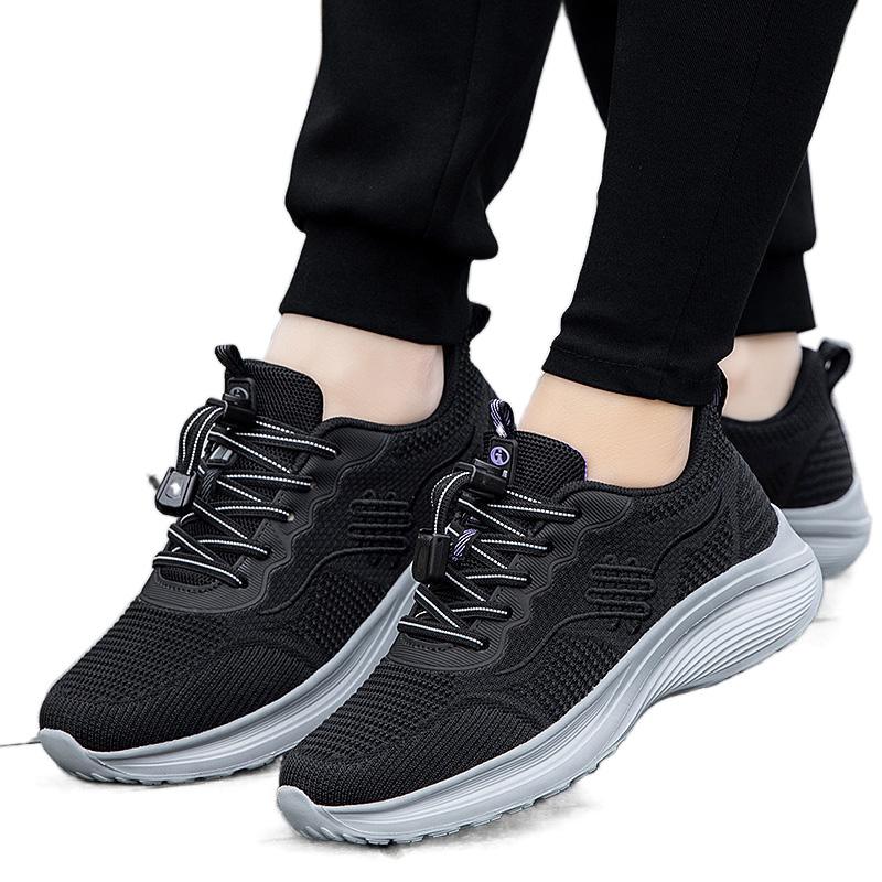 New 2024 elderly shoes fashion women's shoes spring walking mother comfortable middle-aged and elderly leisure sports non-slip waterproof