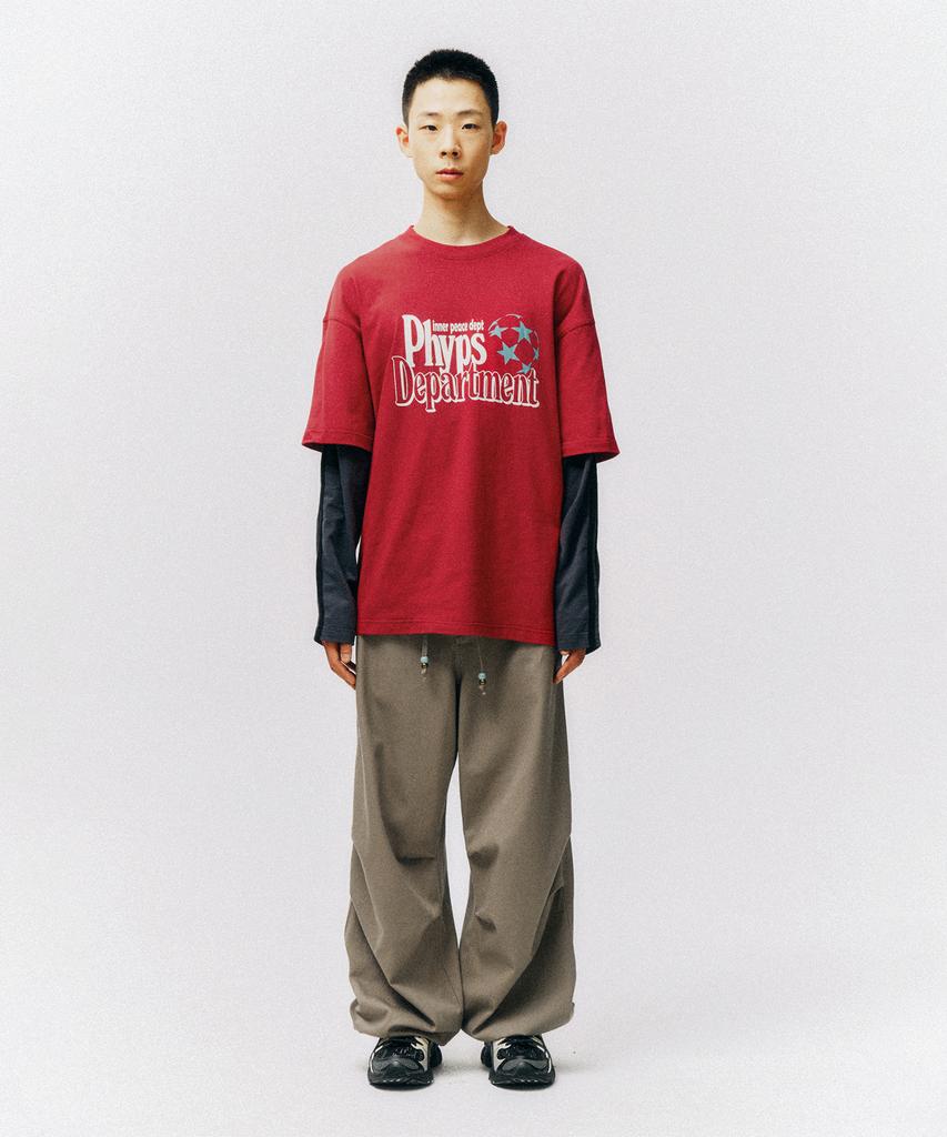 PHYSICAL DEPARTMENT Starball Layered Long Sleeve_Black