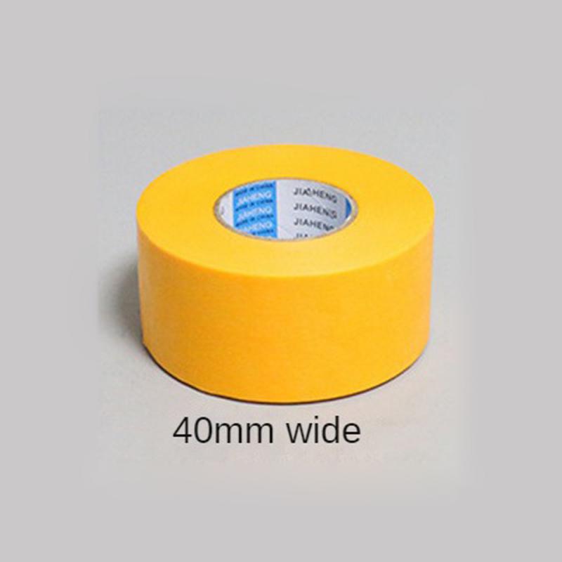 50 Meters Masking Paper Tape High-viscosity Separation Single Side Spray Paint For Decoration Yellow Paper Home Improvements