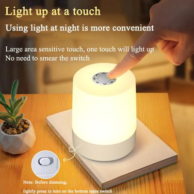 Nachtlampe USB-Licht Fernbedienungsschalter Augenschutz Buchleselicht 3 Farblicht Schlafzimmer Tisch Nachttisch LED-Licht