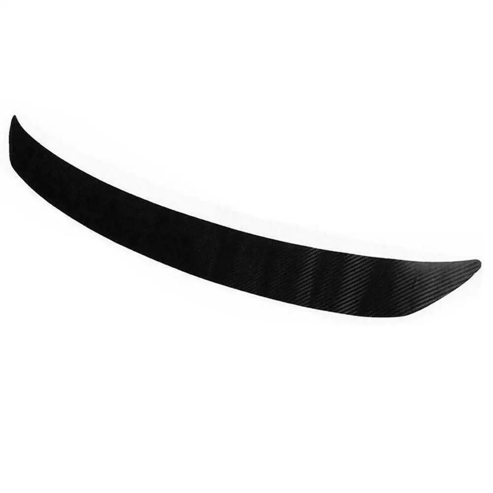 90cm Car Rear Trunk Bumper Carbon Fiber Sticker Anti-Scratch Anti-Collision Protection Cover Strip Trunk Sill Guard Decal чёрный