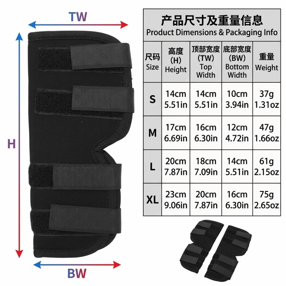 Breathable Texture Dog Leg Recovery Sleeve Dog Front Leg Support Brace  Injury Support