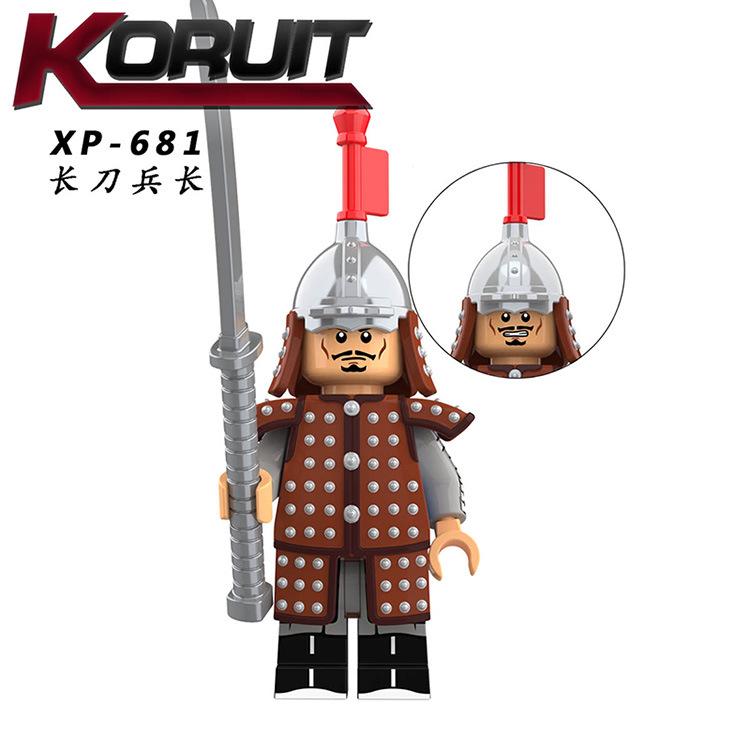 KT1091 Military Series Bagged Minifigure Building Blocks Toy, Tactical Soldier Model, Educational Gift for Kids