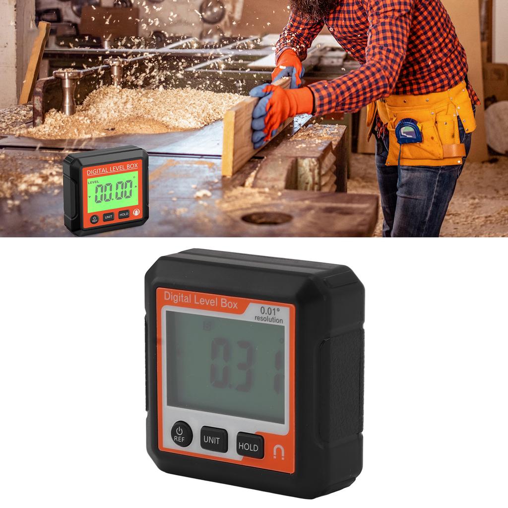 Digital   Box Magnetic Data Lock Angle Slope Conversion Protractor Angle Finder Gauge for Carpentry Building Masonry Bevel
