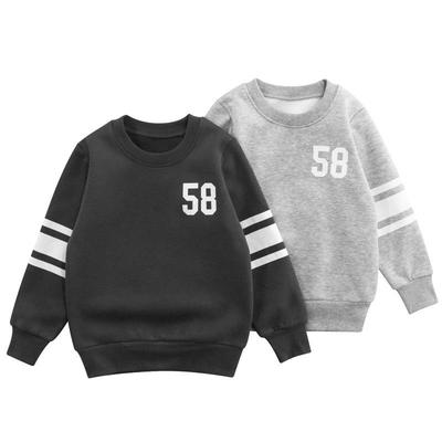 27kids Children's Plus Velvet Pullover Sweater - Spring 2024 New Collection