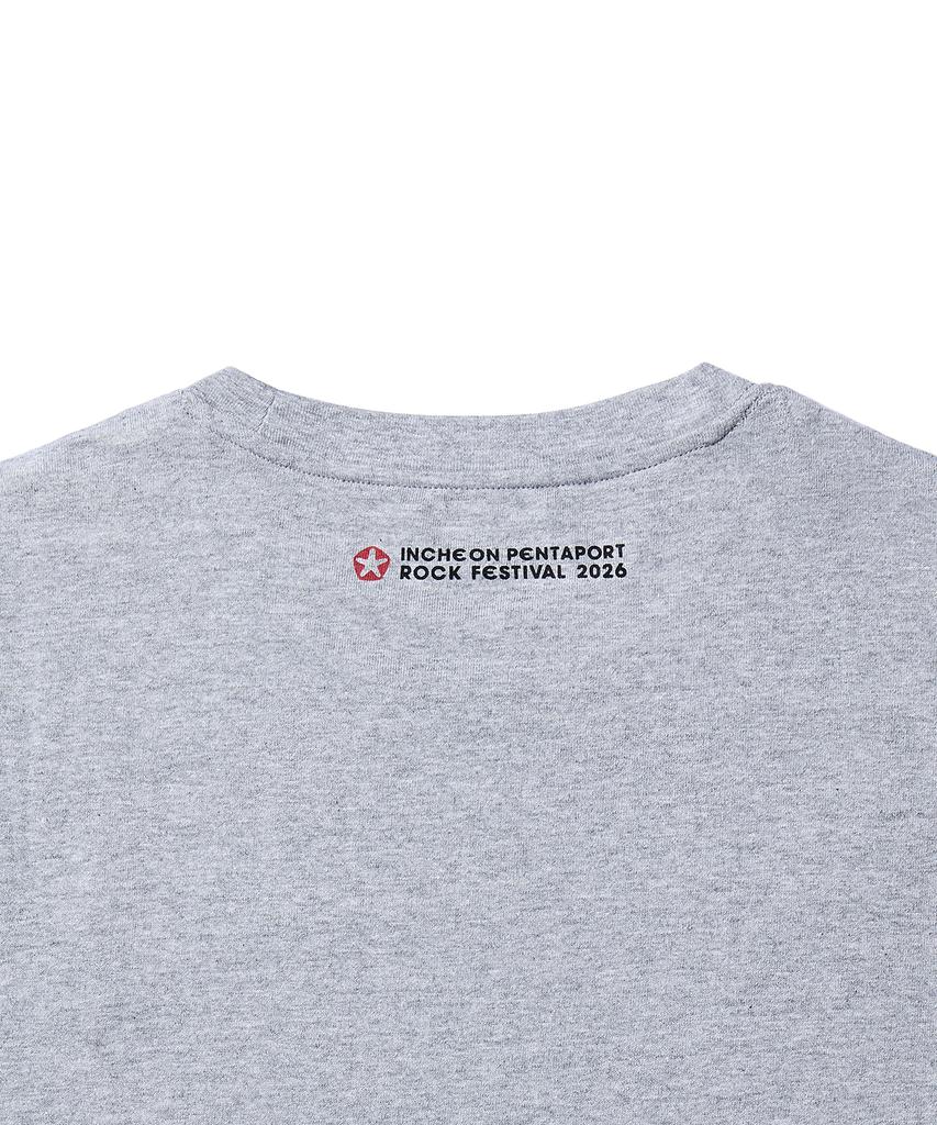DISCUS ATHLETIC 2026 Pentaport Incheon T-Shirt Melange Gray