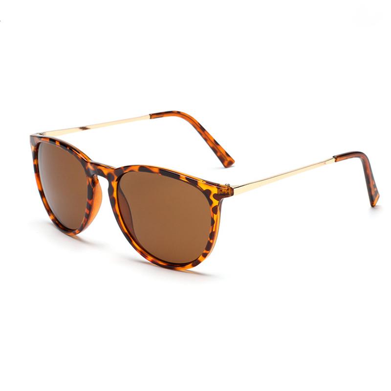 Popular Metal Frame Sunglasses Women Men Round Sun Glasses Woman Shades Glasses Classic Female Sun Glasses Driving