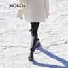 MO&Co. Women's Retro High-Waist Slim Thermal Jeans