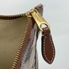 BURBERRY bag TB whole pattern fastener zip Clutch bag PVC/Leather Brown