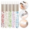 Wholesale  Crystal Eyelash Cleaning Brushes For Eyelash Extensions Nose Blackhead Cleansing Brushes Lash Comb Makeup Tools