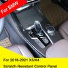 For BMW X3 X4 G01 G02 2018-2024 Carbon Fiber Center Console Panel Cover Gear Shift Frame Replacement Durable Trim Car Accessorie