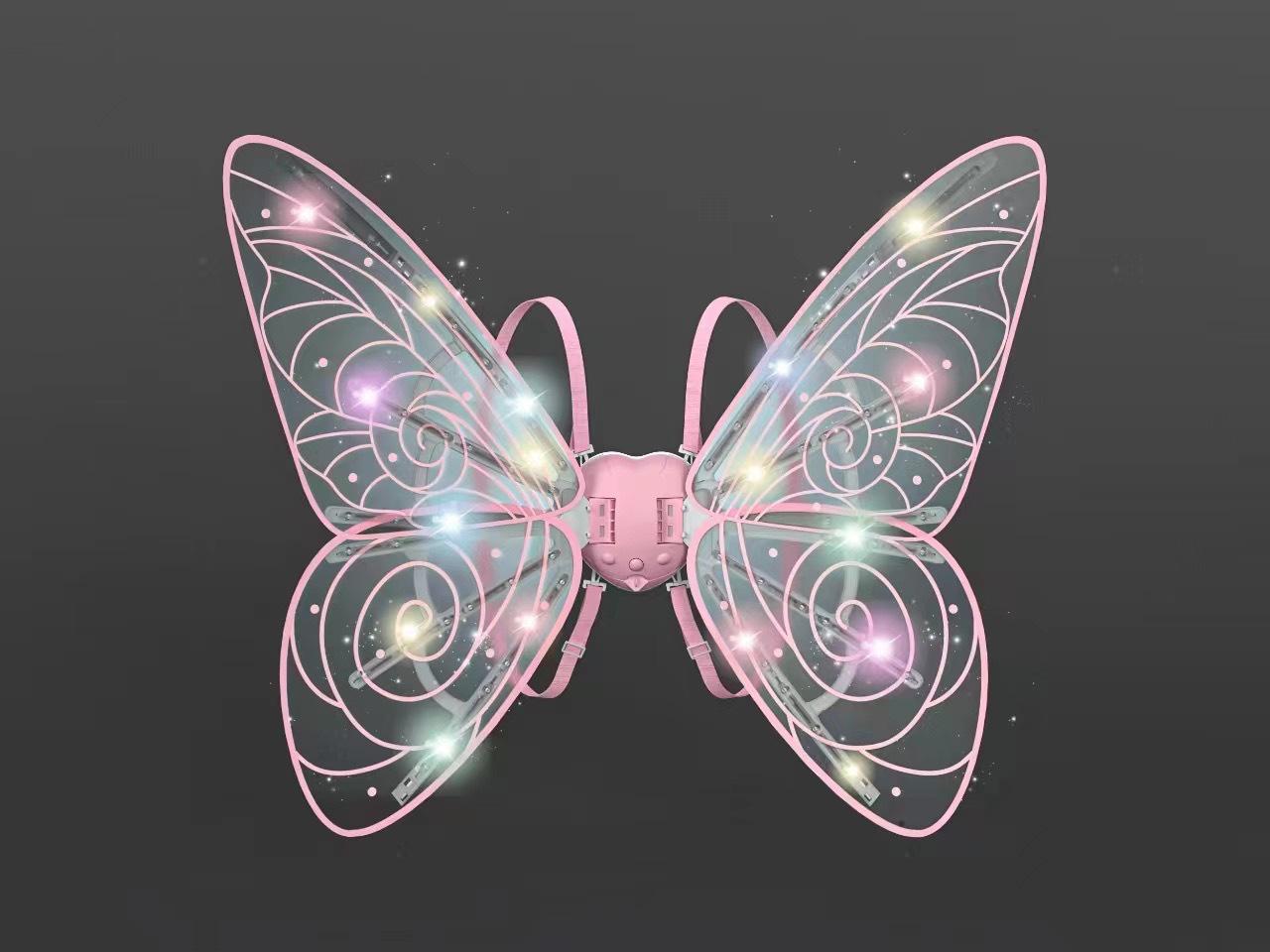 

Міжкордонні електричні крила феї: Новий стиль метелика та ельфа з легкою музикою