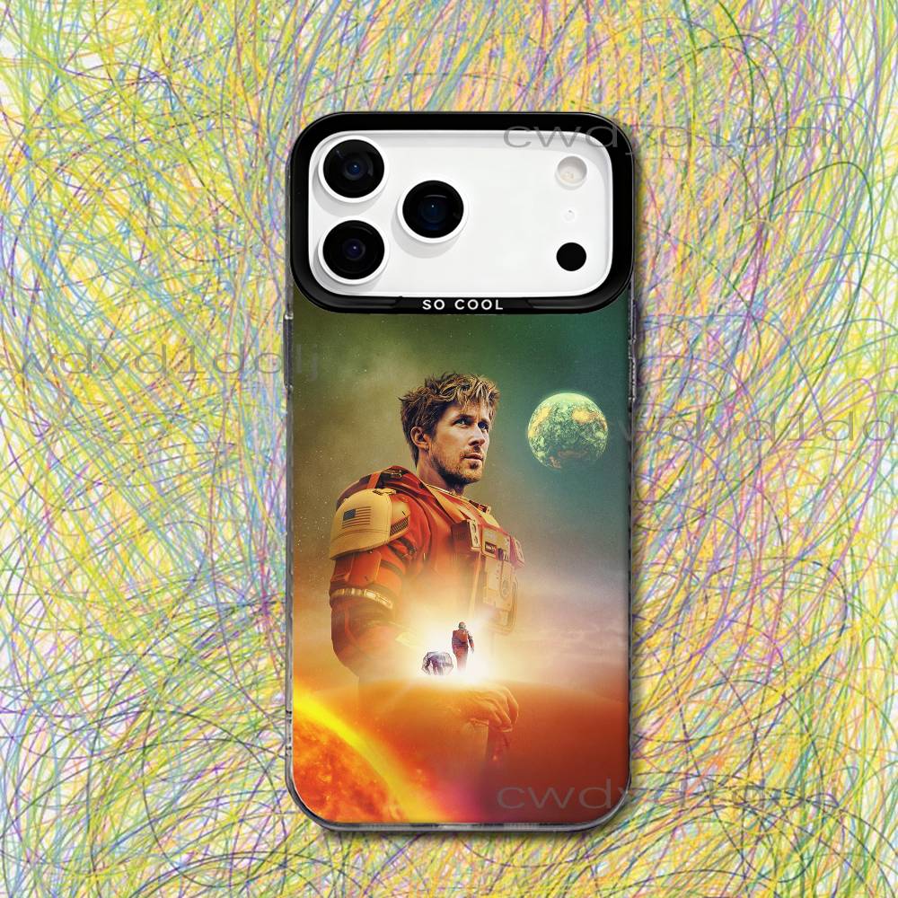 

R-Ryan Gosling P-Project Hail Mary Phone Case For iPhone 17,16,15,14,13,12,X,8,Pro,Max,Plus,SE4,Air,Mini HD Black IMD Matte iPhone15promax