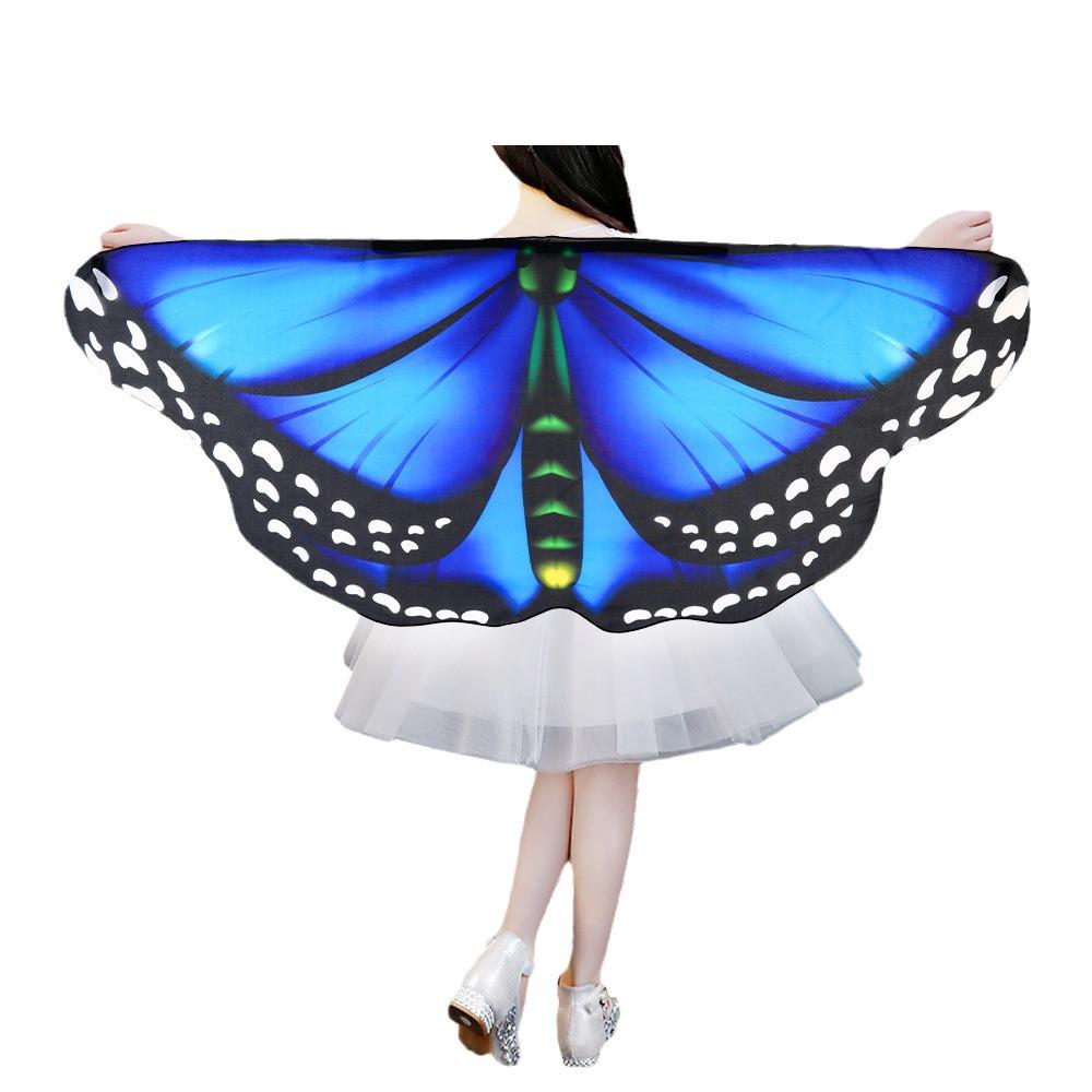 Children's Halloween Butterfly Wing Cloak - Small Butterfly Shawl Costume