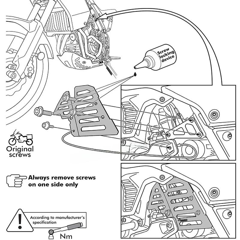 For Yamaha Tenere 700 2019 - 2021 NEW Motorcycle Accessories Engine Guard Cover Protector Crap Flap Set Tenere700 XTZ700 2020