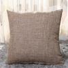 Pillow Case Home Decoration Salon Cushion Cover 50X50 Solid Pillowcase with Zipper Cotton Linen for Sofa Car Chair 45x45 40X40