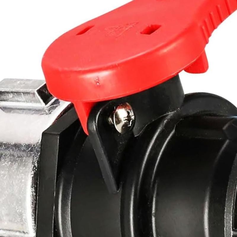 Ball Valves Adapter Corrosion Resistant 75mm Shutoff Valves Water Tanks  Valves for Industrial Liquid Container Draining