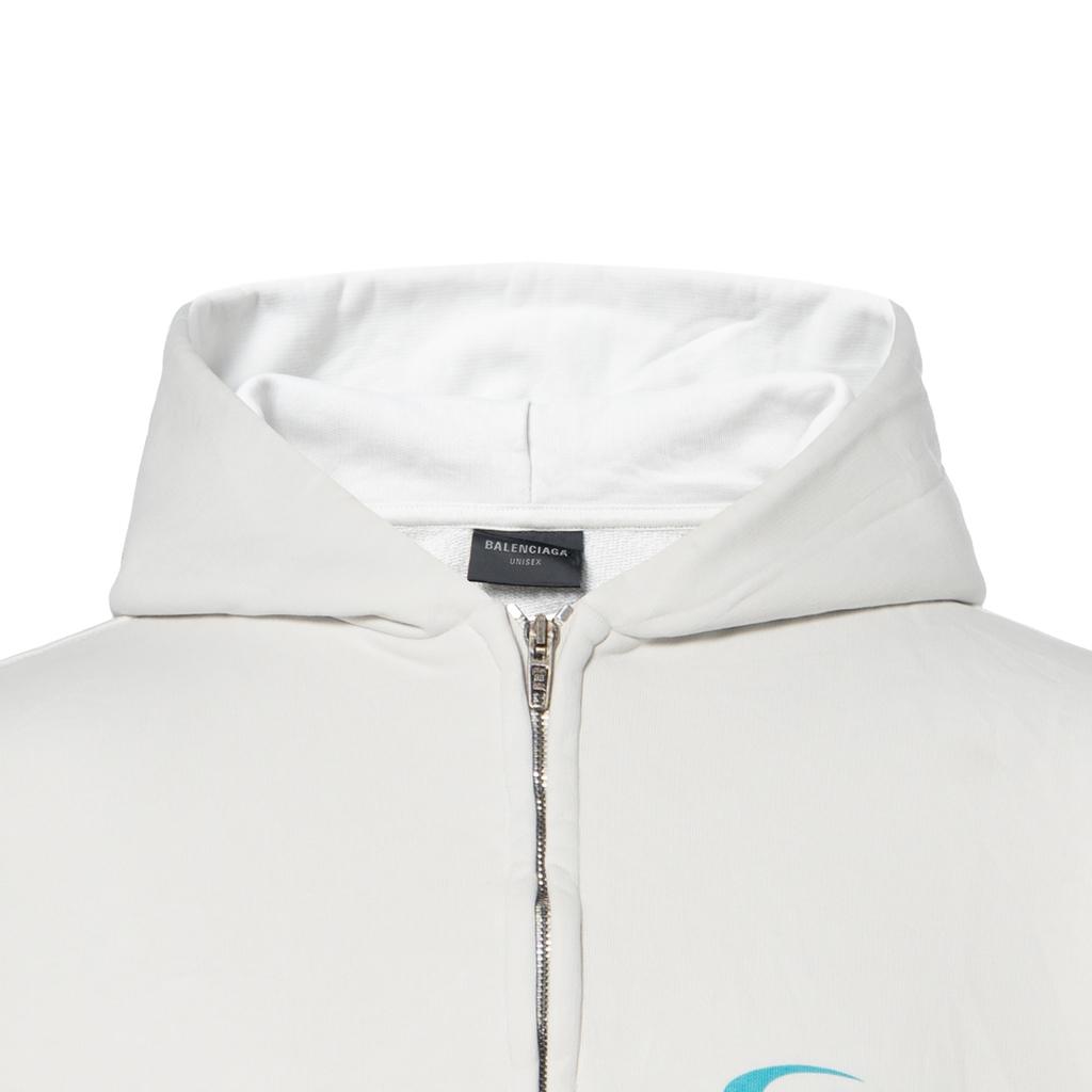 Balenciaga Logo Printed Zip-Up Jacket Unisex 803264TRVC39059