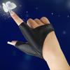 Dancing Half-finger Leather Gloves Women's Half-cut Korean Version Fashion Trend Cool Dancing Photo Rock Catwalk Gloves