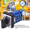Rotary Changeover Switch 690V 25A 1-0-2 3Position Three Phase Switch Panel Tool