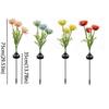 Realistic Flower Solar LED Lights Waterproof Design Solar Garden Lights  Backyard Decor
