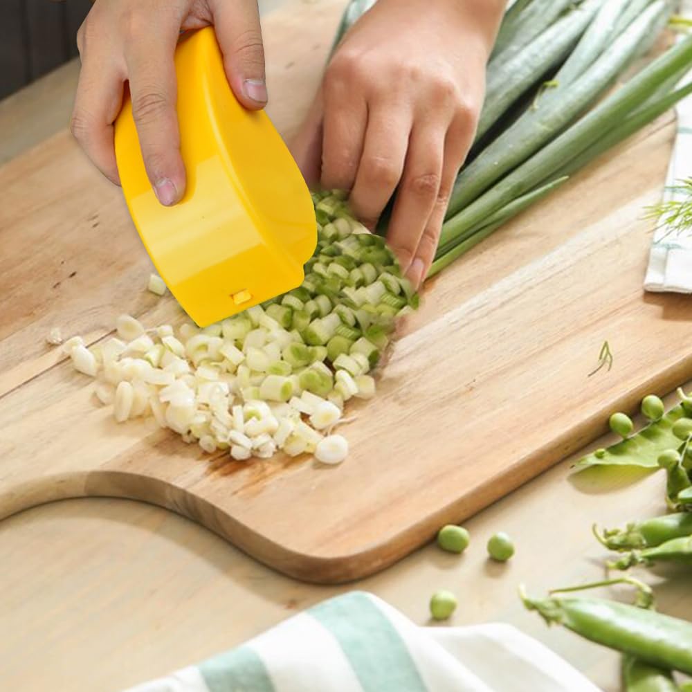 Stainless Steel Rolling Cutter Scallion Ginger Garlic Multifunction Cutting Vegetable Slicer Chopper Knife Kitchen Accessories