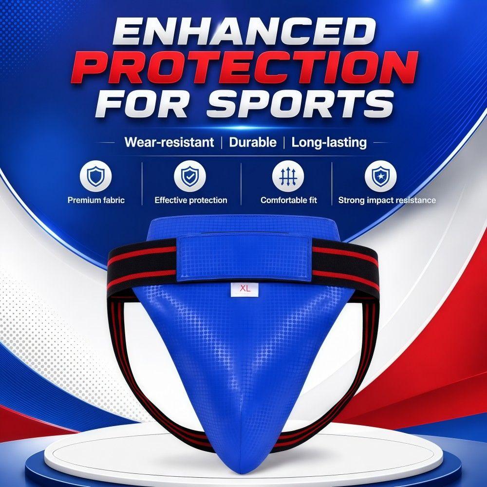 Shockproof Taekwondo Groin Guard Adjustable Boxing Groin Pad Adults Children