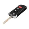 KEYYOU Modified Flip Key For NISSAN Pathfinder Titan Versa Maxima Frontier Xterra Murano INFINITI Fob 3/4BT Car Key Shell Case