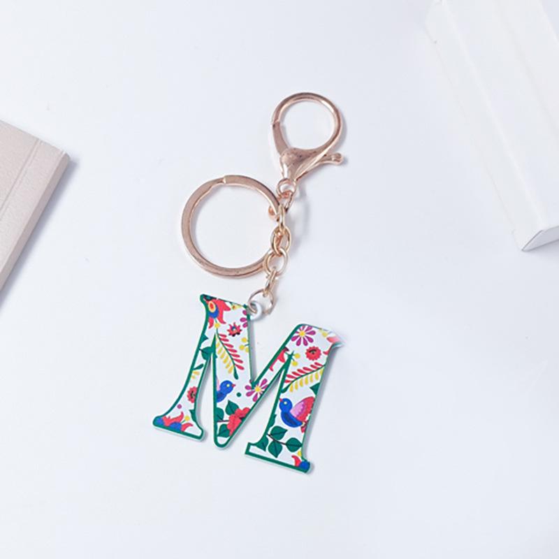 Colorful English Alphabet Keychain & Graduation Gift Accessory