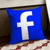 FfacebookK Cushion Cover Reversible Soft Durable Pillow Cover Home  Car MultiScene Use for Daily Comfort