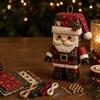 Handmade Christmas Tree Ornaments Halloween Rag Doll DIY Kit Patchwork Sewing Craft Set with Decorative Figure Kits Pre-Cut Fabrics Beginner-Friendly